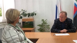 Глава администрации Валуйского округа Алексей Дыбов провёл приём граждан по личным вопросам